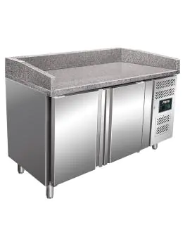 Pizza Werkbank - Digitale Temperatuurregeling - RVS - 266 Liter - 220V - H 100 x B 151 x D 80 CM - Saro - 323-1434