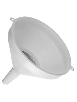 Trechter - H 25.5 CM - 0.214 KG - Ø26 CM - Polypropyleen - Wit - 059101