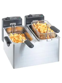 Friteuse - 2 x 4 Liter - 230V - Bartscher - A165112