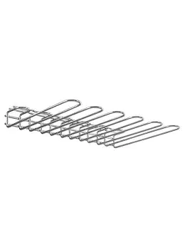 Glazen-Ophangrek - H 5.5 x 45 x 31.6 CM - 1.77 KG - Verchroomd - Louis Tellier - 110050