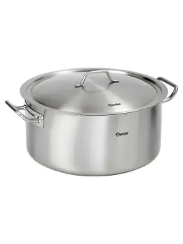Kookpan laag - Met deksel - Ø43 x H 27.5 CM - 25 Liter - Bartscher - 100440