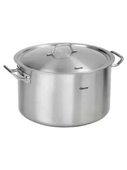 Kookpan laag - Met deksel - Ø43 x H 32.5 CM - 30 Liter - Bartscher - 100445