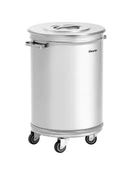 Afvalbak - 56 Liter - Met wielen - Bartscher - 860006