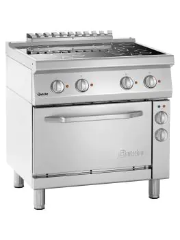 Fornuis - 4 Pits - Met oven - Keramisch - Bartscher - 287431