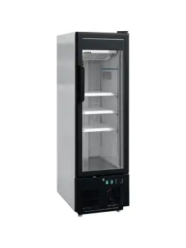 Vrieskast - Glasdeur - Digitale Temperatuurregeling - Gemoffeld Plaatstaal - 215 Liter - 230V - H 157.8 x B 48.4 x D 70 CM - Saro - 323-3230