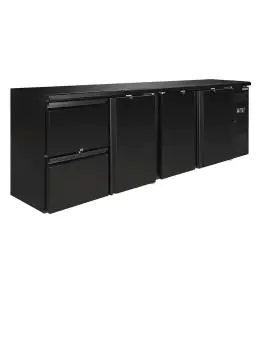 Barkoelwerkbank - 698 Liter - 3 deurs - 2 laden - H 86 x 254.2 x 51.3 CM - 230 V - Staal - Polar - GL188
