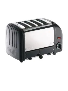 Broodrooster - 4 sleuven - Zwart - H 22 x 36 x 21 CM - 230 V - Dualit - E266
