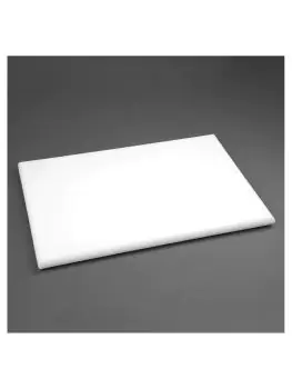 Snijplank - HDPE - Wit - H 2.5 x 45 x 30 CM - Hogedichtheidpolyethyleen - Hygiplas - J038