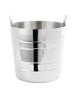 Wijnkoeler - 4.9 Liter - Ø 20.4 x H 19 CM - RVS - Olympia - C578