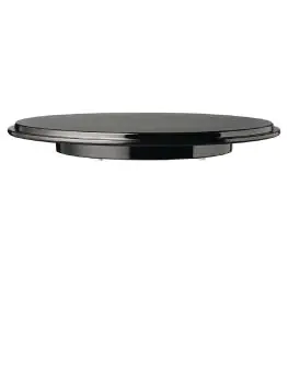 Taartschotel - Zwart - Ø 31 x H 4 CM - Melamine - APS - GK858