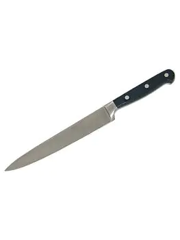 Vleesmes - Gesmeed - Zilver - L 13 CM - G-Line