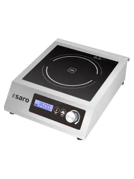 Kookplaat - Inductie - Temperatuurregeling Draaiknop - LCD-Display - RVS - 220-240V - H 12 x B 34 x D 43.2 CM - Saro - 360-1120