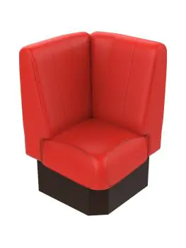 Hoekbank Bistro - Rood - G-Line