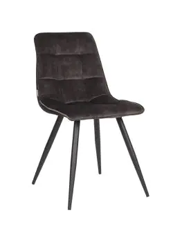 Stoel - Jelle - Velours - Antraciet - G-Line