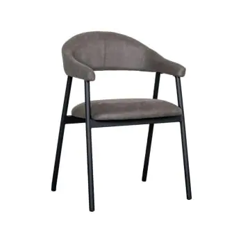 Stoel - Amalia - Micro Suede - Antraciet - G-Line