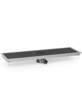 Vloerput - Zijuitloop - RVS - B 95 CM - G-Line