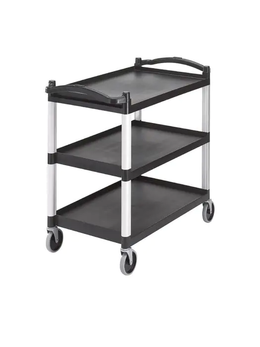 Serveerwagen - Zwart - H 95 x 101.5 x 54 CM - Polypropleen - Cambro - CT400 CT400 €354.00 Serveerwagens