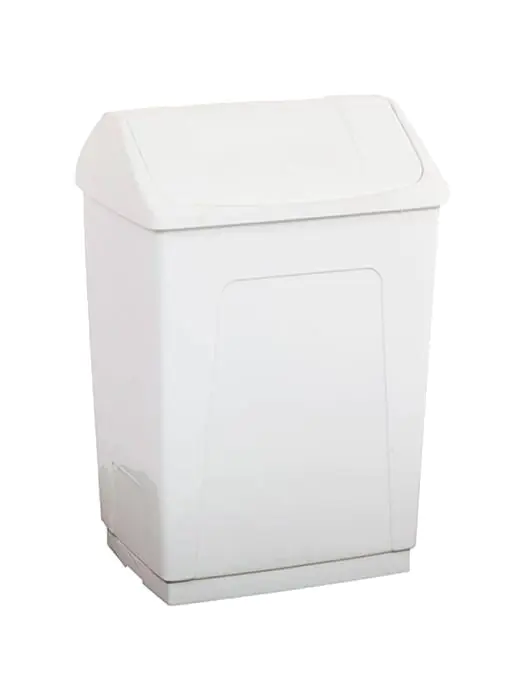 Afval Container - H 62 x 42 x 32 CM - 2.35 KG - Wit - 55 Liter - Denox - 600072 E600072 €21.50 Afvalbakken