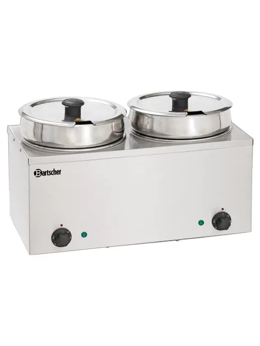 Bain-Marie - Rond - 2 x 6.5 Liter - Bartscher - 606065 606065 €349.00 Bain marie tafelmodel