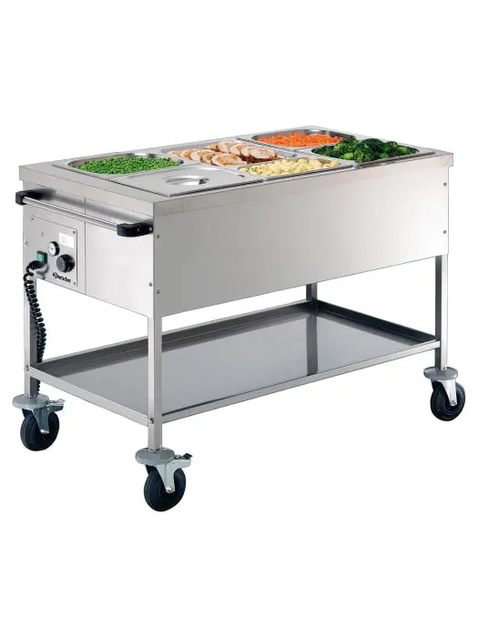 Bain-Marie - 3 x 1/1 GN - H 85.5 x 65 x 120 cm - Bartscher - 200255 200255 €1,119.00 Transportwagens