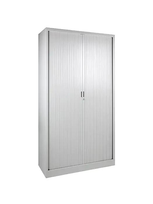 Roldeurkast - Grijs - H 195 x 120 x 43 CM - Proflight 20407 €459.00 Roldeurkasten