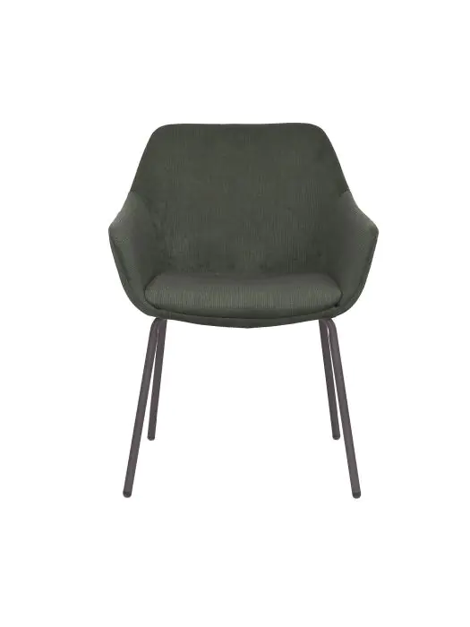Stoel Toledo - Donker groen - Ribstof - G-Line 026452 €79.95 Stoffen stoelen