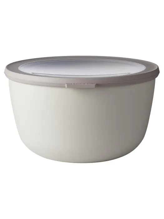 Schaal - H 13 x Ø22 CM - Met deksel - Wit - Mepal - Cirqula - 529975 W529975 €17.90 Schalen