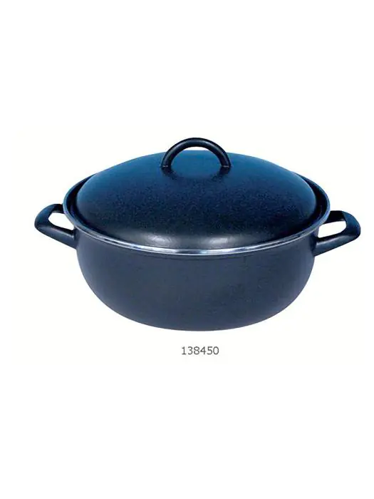 Braadpan - 3.6 Liter - H 10 x Ø24 CM - Zwart - 138450 W138450 €24.65 Braadpan