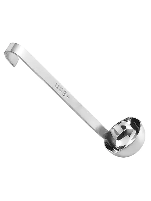 Opscheplepel - 0.068 KG - Ø4.5 CM - 15 CM - RVS - 0.02 Liter - 140030 140030 €5.45 Opschep lepels