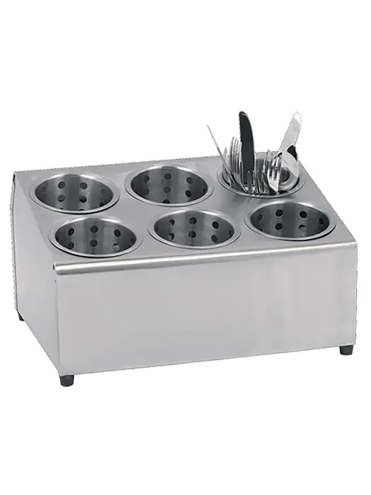 Bestekuitgifte Unit - H 21 x 37.5 x 30 CM - 2 KG - RVS - 705091 705091 €42.00 Bestek uitgifte units