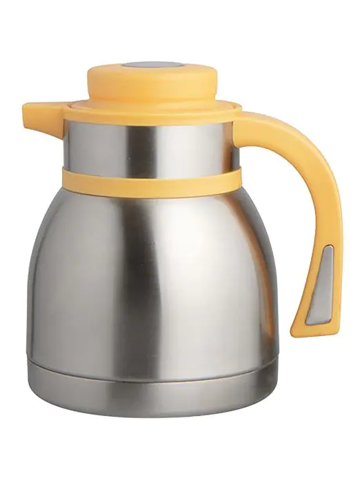 Isoleerkan - H 18 CM - 0.7 KG - RVS 18/10 - Geel - 1 Liter - 595055 595055 €12.50 Isoleerkan