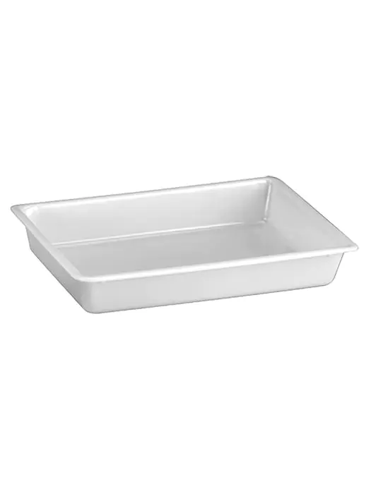 Restbak - H 8 x 48 x 33 CM - 0.58 KG - Polypropyleen - Wit - 8 Liter - -40°C / +75°C - Denox - 600013 600013 €4.45 Restbakken - kunststof