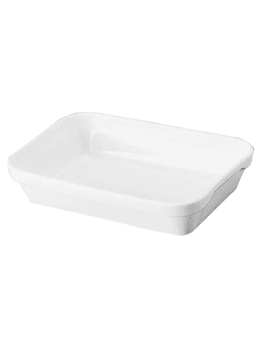Gratineerschaal - H 4 x 19 x 13 CM - 0.415 KG - Porselein - Wit - Revol - 735631 735631 €19.80 Gratineer schalen