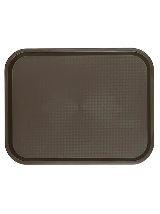 Dienblad - H 2 x 35 x 27 CM - 0.28 KG - Polypropyleen - Bruin - Caterchef - 430151 430151 €2.50 Buffetdienbladen