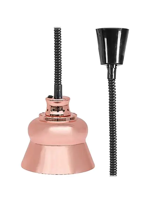 Warmhoudkap - H 21 CM - 1.5 KG - Ø22.8 CM - 220 - 240 V - Metaal - Koper - Caterchef - 688046 688046 €50.41 Warmhoudlamp