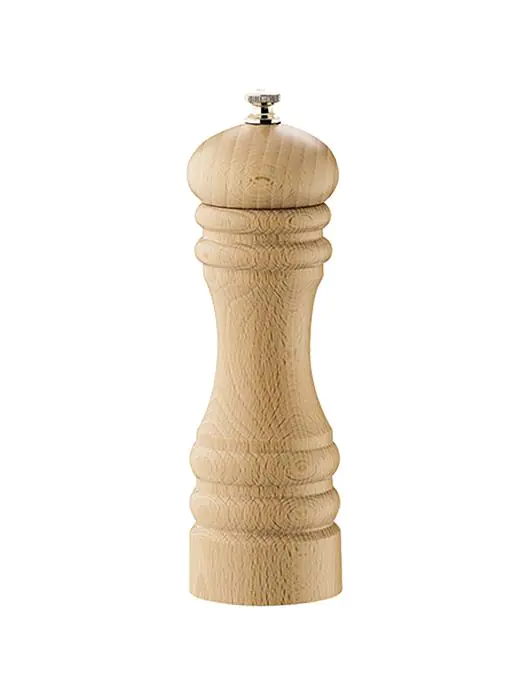 Zoutmolen - H 18 CM - 0.2 KG - Ø5.9 CM - Beukenhout - Blank - Zassenhaus - 892150 892150 €32.90 Peper & zout