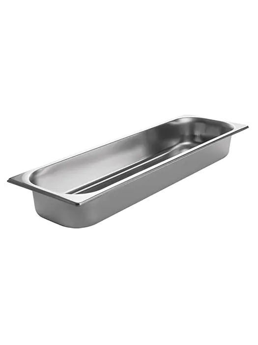 Gastronormbak - 2/4 GN - 4 Liter - H 6.5 x 53 x 16.2 CM - RVS - Caterchef - 953244 953244 €16.50 Gastronorm bakken