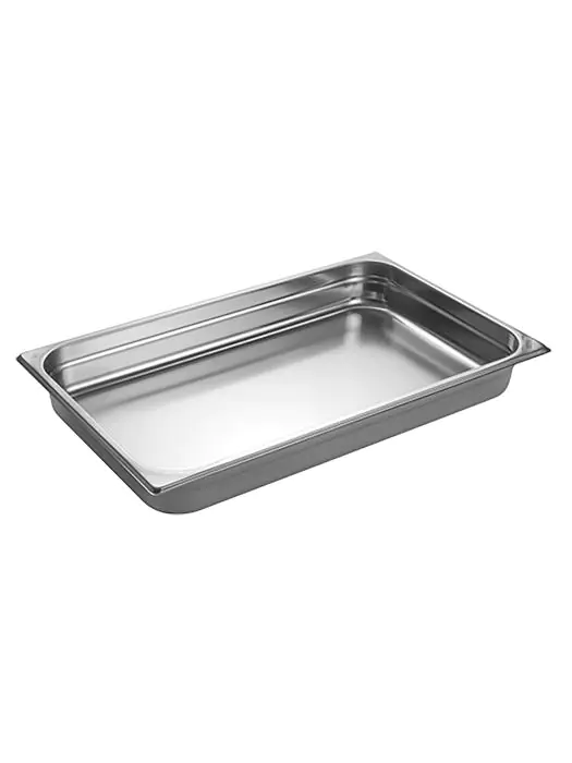 Bak Gastronorm - H 53 x 32.5 x 6.5 CM - 1.3 KG - RVS 18/08 - 8.8 Liter - Caterchef - 953114 953114 €23.50 Gastronorm bakken