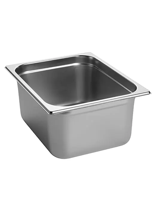 Gastronormbak - 1/2 GN - 9.2 Liter - H 15 x 32.5 x 26.5 CM - RVS - Caterchef - 953122 953122 €21.95 Gastronorm bakken