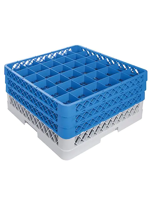 Voetglazenkorf - H 22 x 50 x 50 CM - 0.01 KG - Polypropyleen - Voetglazenkorf - CaterRacks - CR3623 CR3623 €43.00 Afwaskorven voor voetglazen