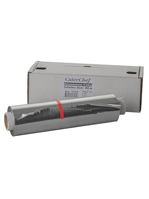 Aluminium-Folie - 30 CM - 1.9 KG - 250 CM - Aluminium - Caterchef - 075010 E075010 €41.14 Folie voor dispenser
