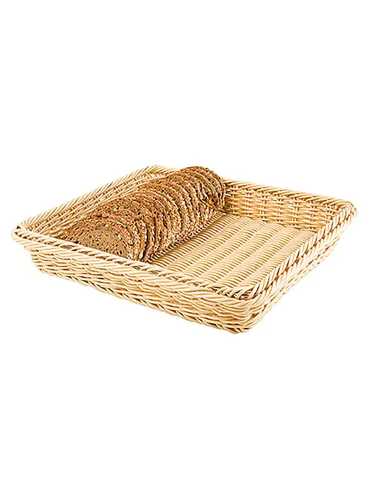 Broodmand - 1/2 GN - H 6.5 x 32.5 x 26.5 CM - Polypropyleen - 125061 E125061 €14.00 Broodmanden