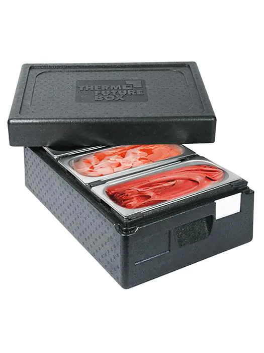 Thermobox - H 26 x 60 x 40 CM - 1.17 KG - Polypropyleen - Zwart - 6.1 Liter - Thermo Future Box - 235030 E235030 €63.05 IJsartikelen