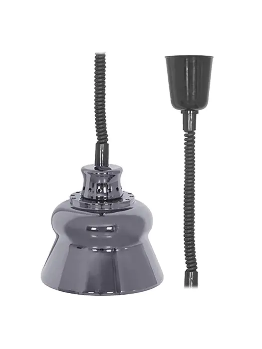 Warmhoudkap - H 21 CM - 1 KG - Ø22.8 CM - 220 - 240 V - Metaal - Grijs - Caterchef - 688045 E688045 €50.41 Warmhoudlamp
