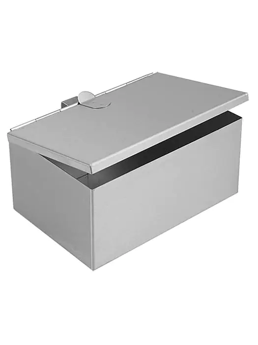Asverzamelaar - H 9 x 21 x 14 CM - 1 KG - RVS - 899100 E899100 €16.95 Asbakken