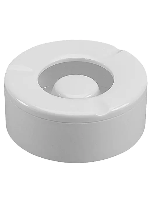 Terras Asbak - H 4.3 CM - 0.115 KG - Ø10 CM - Melamine - Wit - WACA - 937181 E937181 €5.50 Asbakken