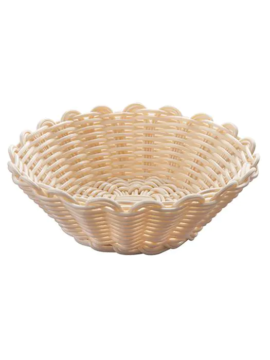 Broodmand - H 6.5 CM - 0.08 KG - Ø20 CM - Polypropyleen - Beige - 125041 E125041 €3.15 Broodmanden