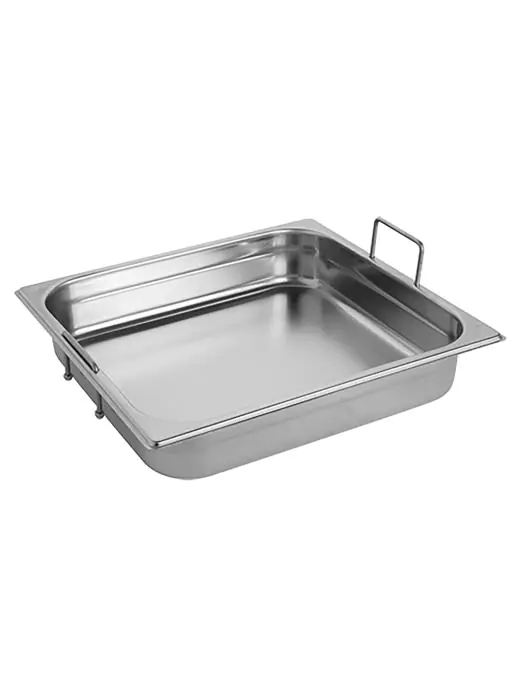 Gastronormbak - 2/3 GN - 5.8 Liter - H 6.5 x 35.4 x 32.5 CM - RVS - Caterchef - 953434 E953434 €22.95 Gastronorm bakken