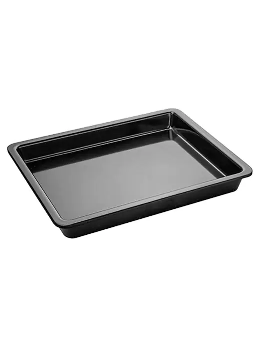 Gastronormbak - 1/2 GN - H 4 x 32.5 x 26.5 CM - Melamine - Zwart - -20°C / +120°C - 060422 E060422 €18.65 GN bakken zwart