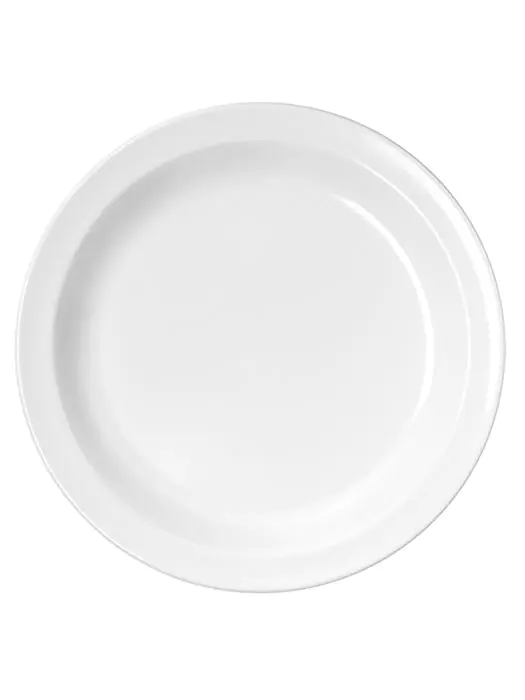 Bord - 0.13 KG - Ø19.5 CM - Melamine - Wit - WACA - 937924 E937924 €4.50 Borden